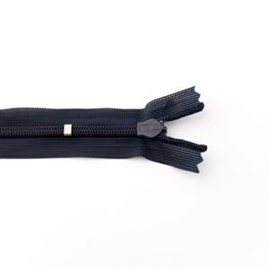 Usynlig /skjult lynlås - 60 cm, marineblå